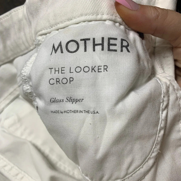 MOTHER The Looker Crop Jeans in Glass Slipper - Picture 8 of 10